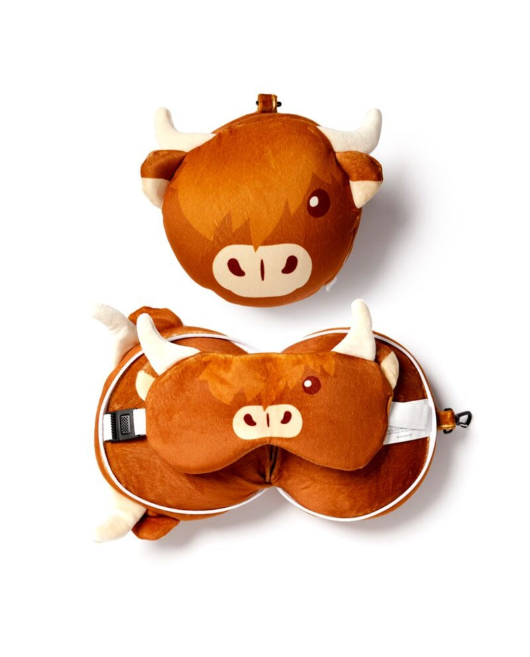 Relaxeazzz Plush Travel Pillow & Eye Mask