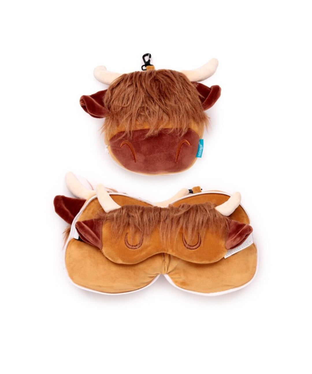 Relaxeazzz Plush Travel Pillow & Eye Mask