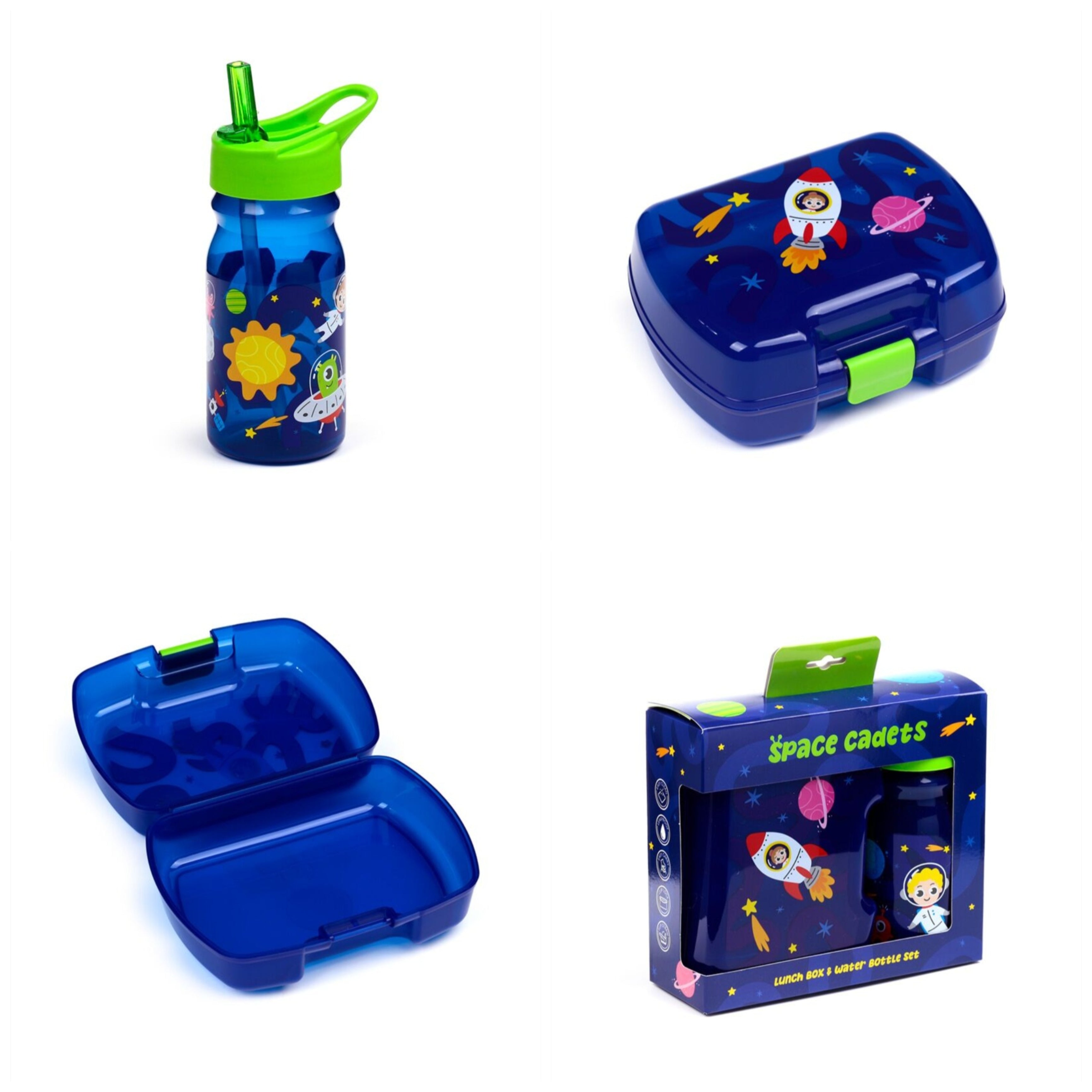 Lunch box and water bottle set