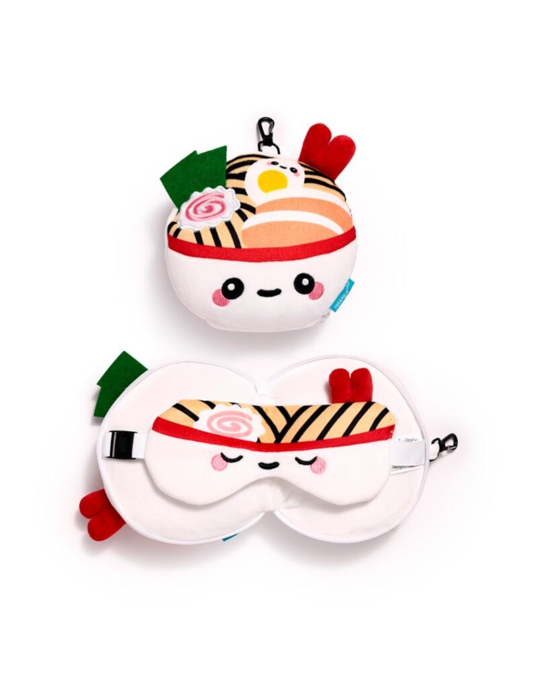 Relaxeazzz Plush Travel Pillow & Eye Mask