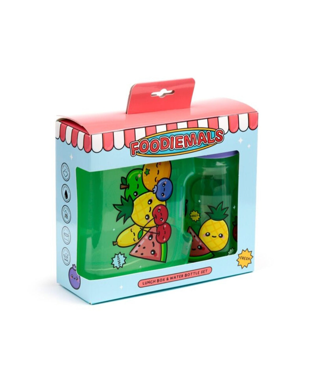 Lunch box and water bottle set