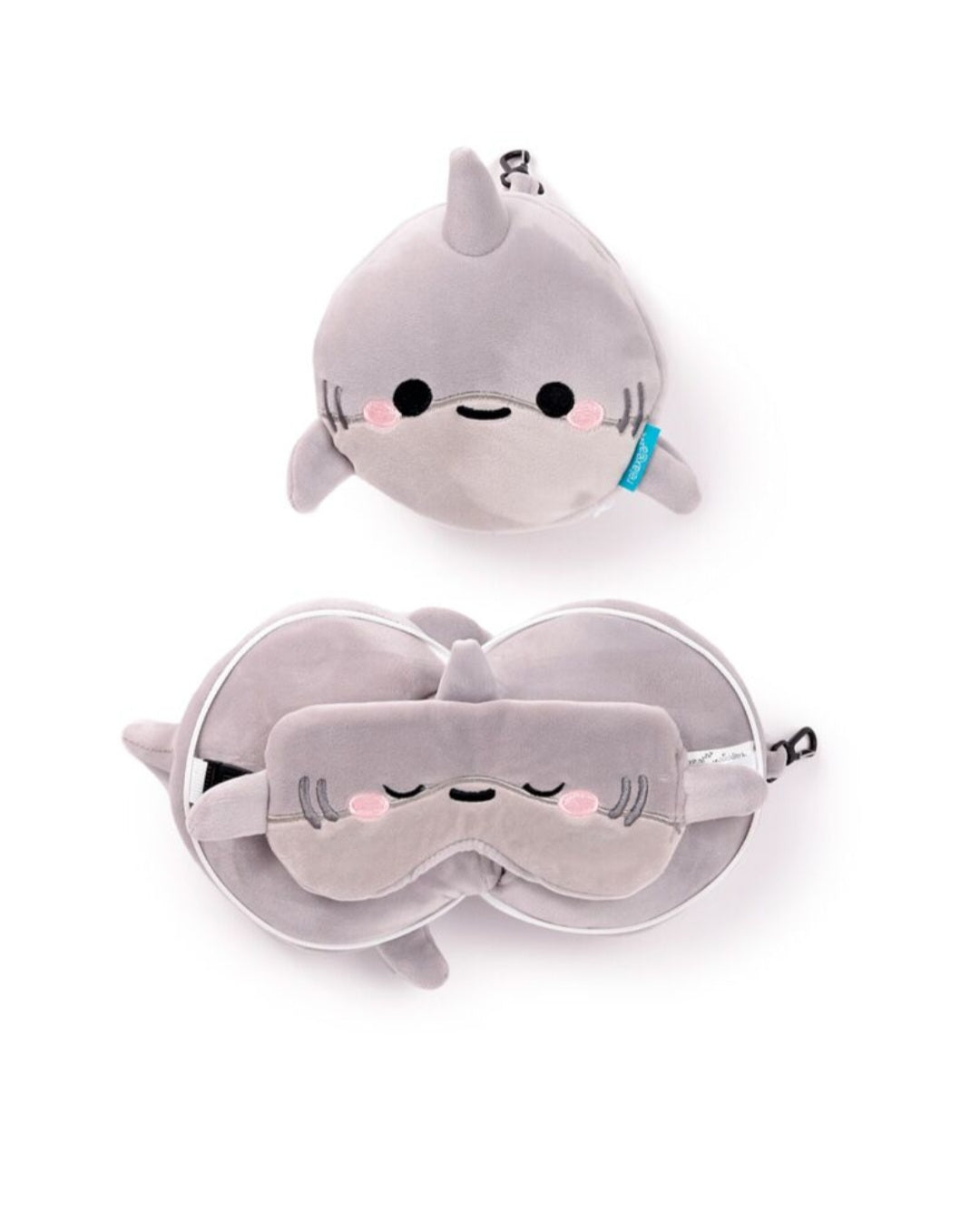 Relaxeazzz Plush Travel Pillow & Eye Mask