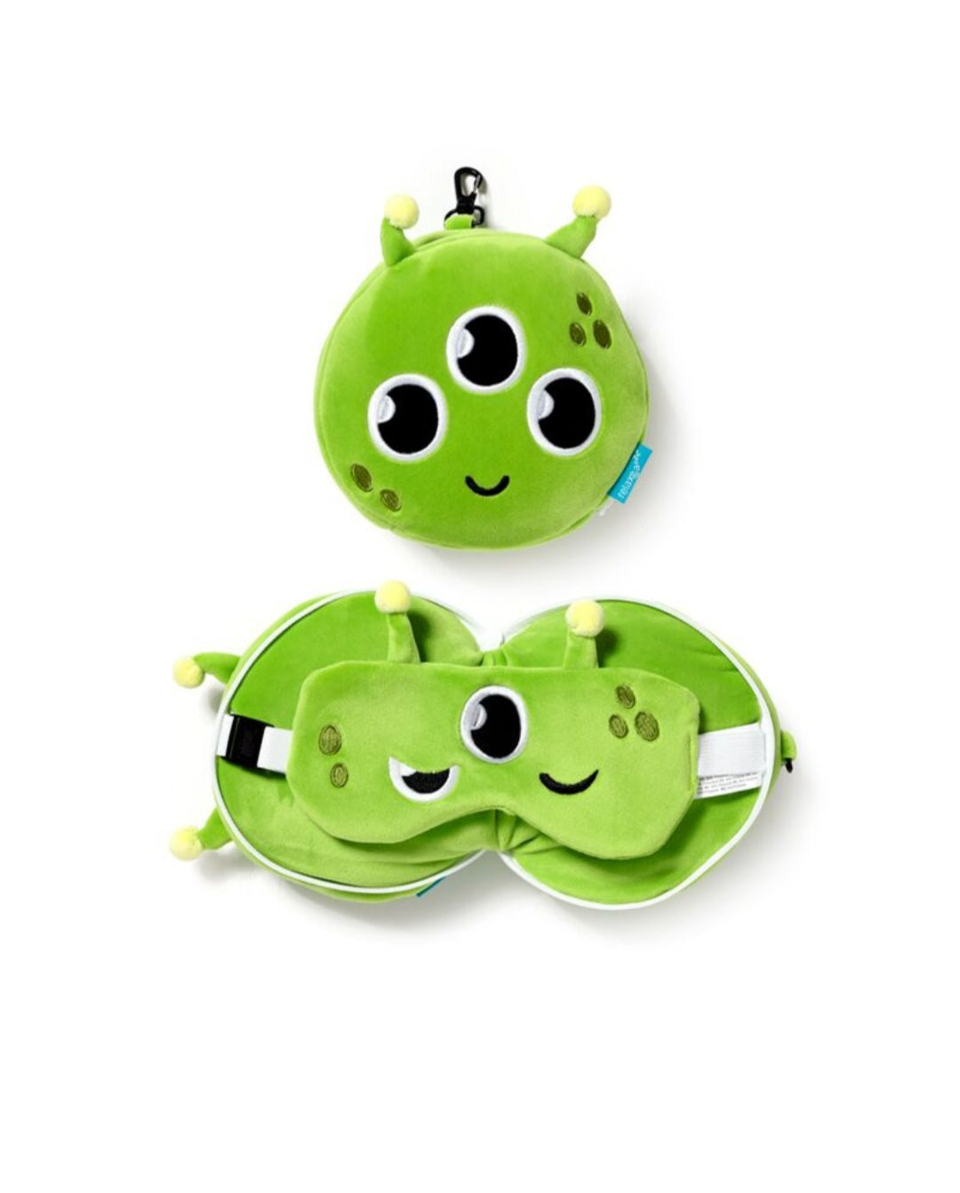 Relaxeazzz Plush Travel Pillow & Eye Mask