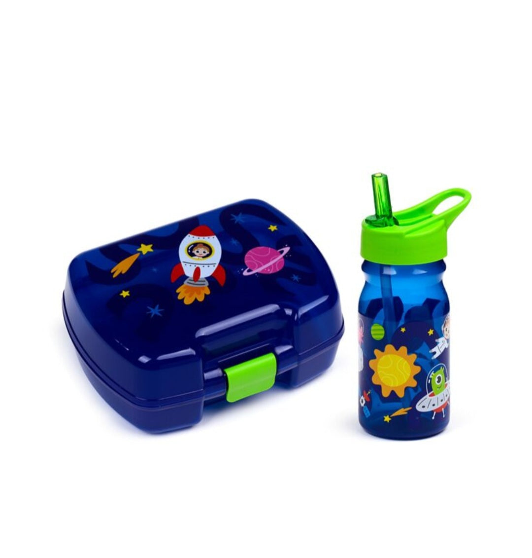 Lunch box and water bottle set