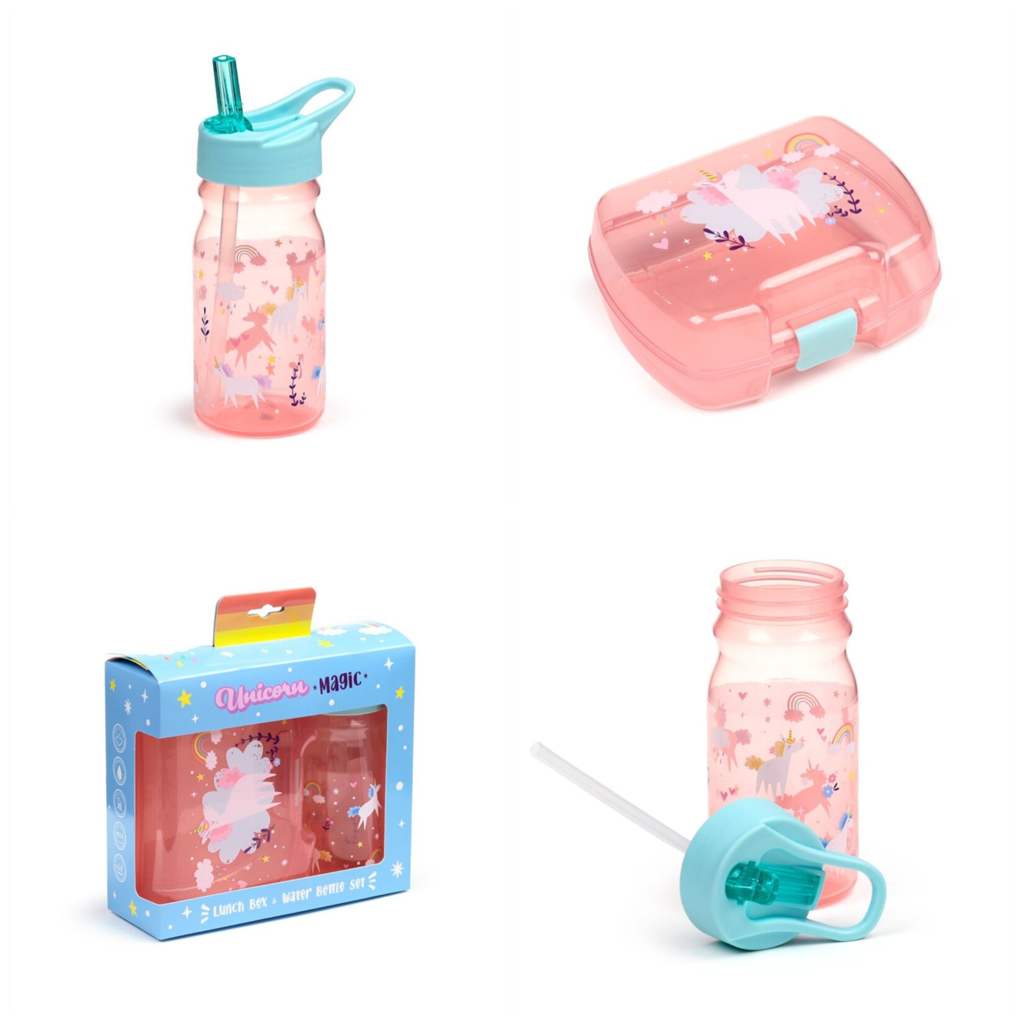 Lunch box and water bottle set