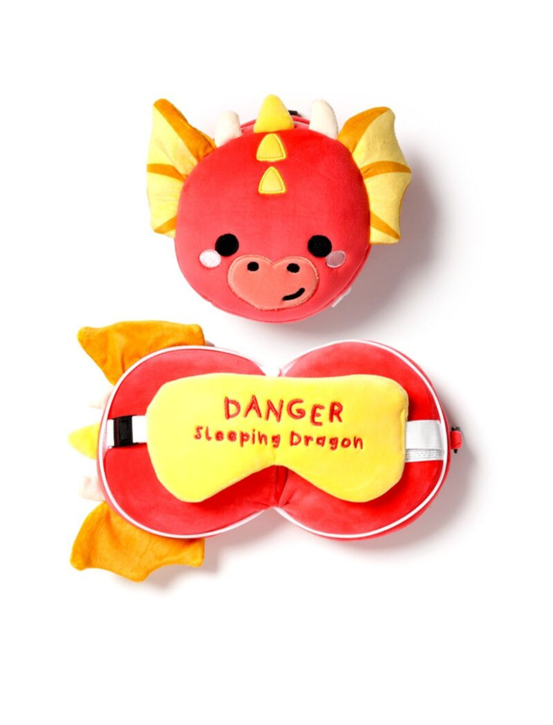 Relaxeazzz Plush Travel Pillow & Eye Mask